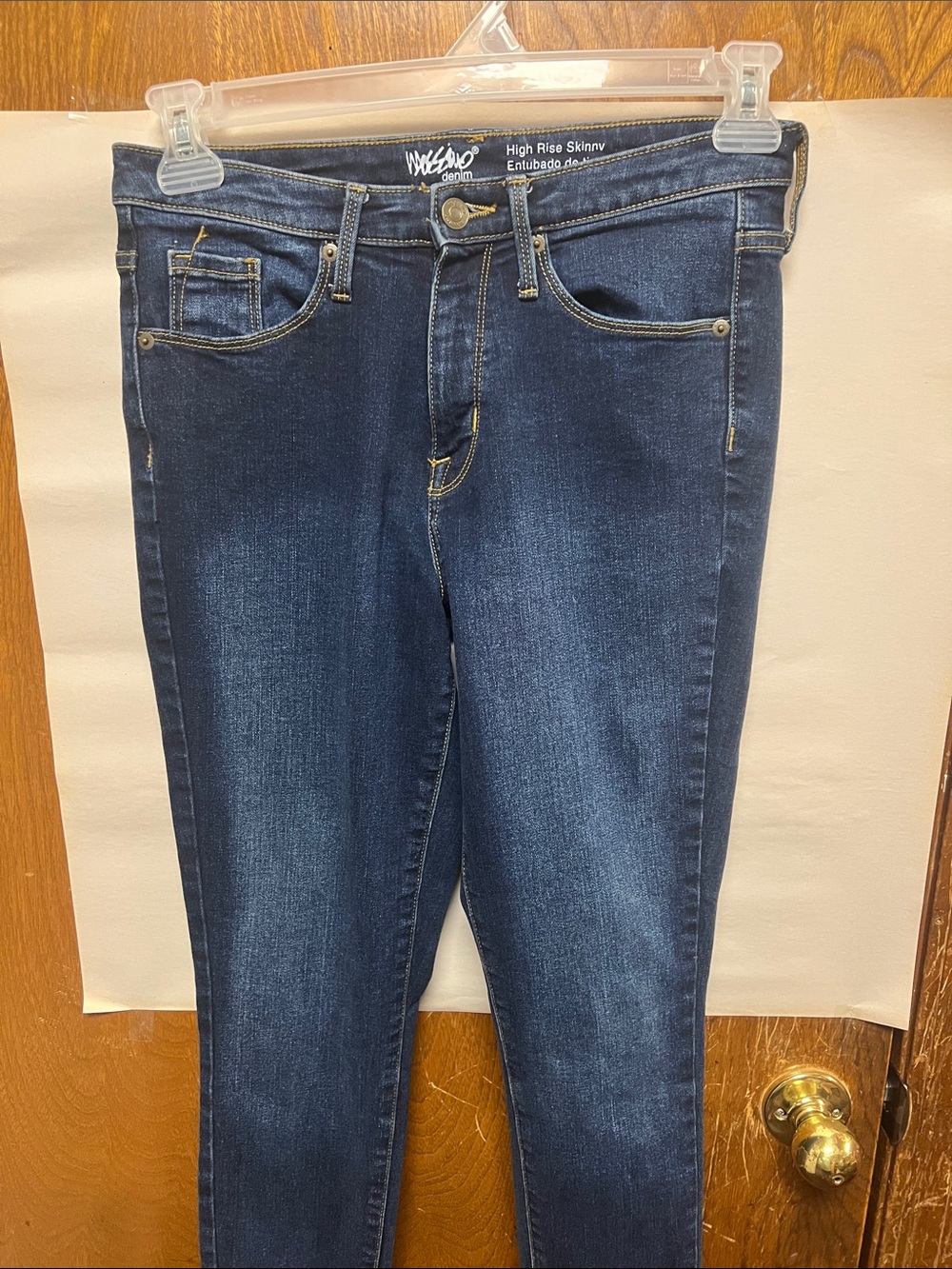Mossimo Supply Co. High-Rise Skinny Jeans in Dark Indigo
